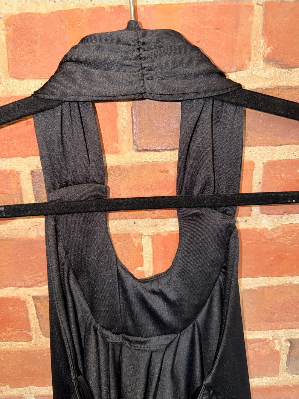 The Limited Black Halter Top with Beaded Neckline - Picture 9 of 11